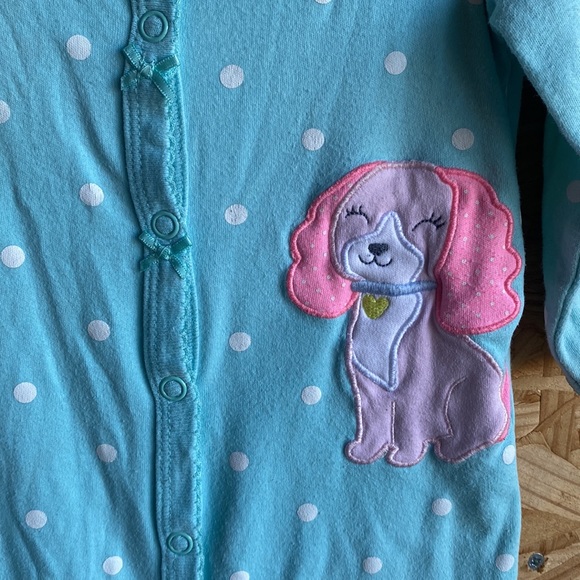 Blue Sleeper with Footies - Picture 3 of 4